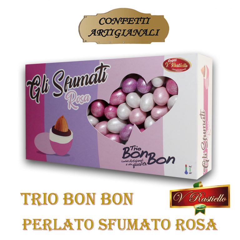 TRIO BON BON SFUMATO PERLATO ROSA – TrioBonBon